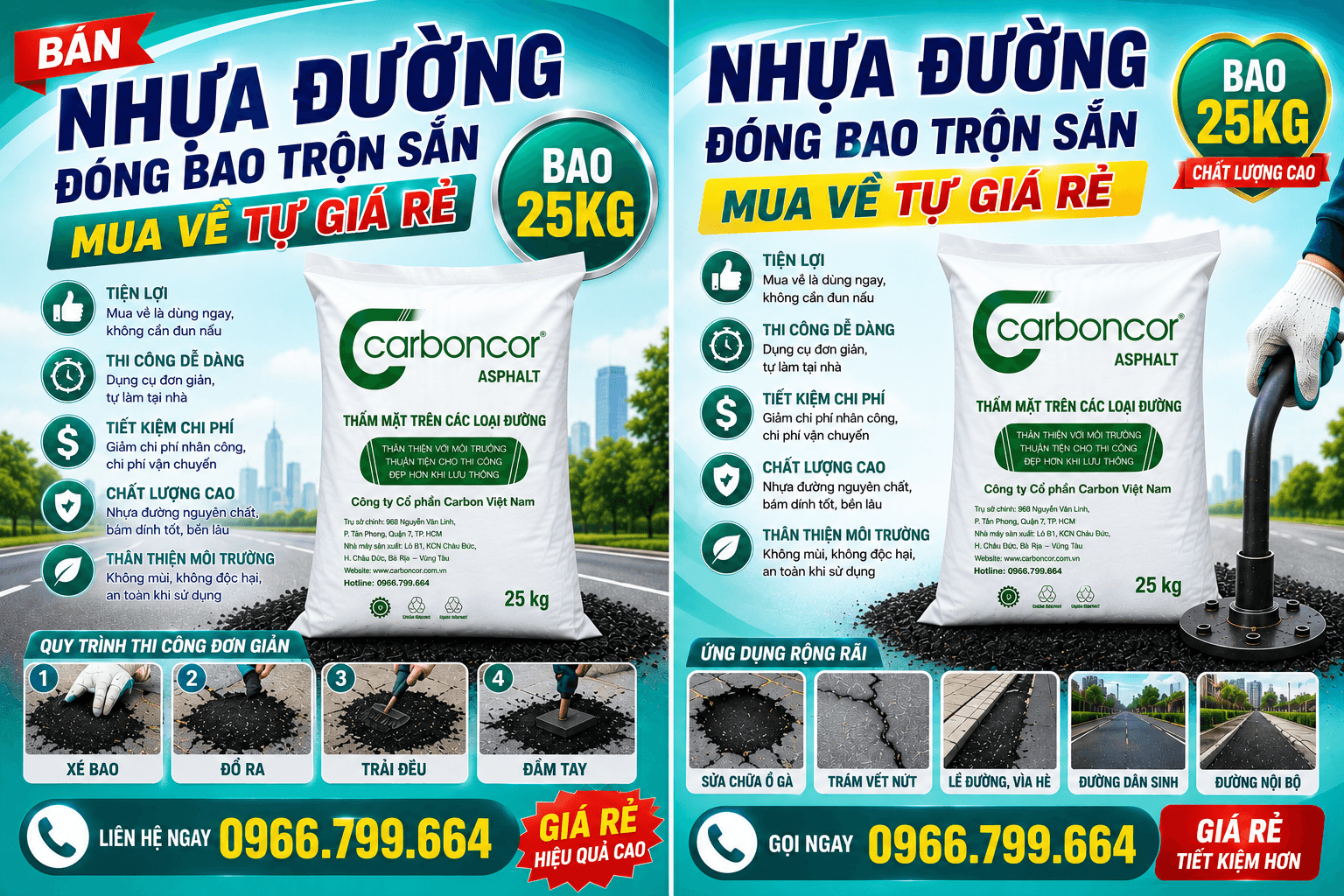Mua Nhựa Đường Asphalt Đóng Bao ở Tân Phú