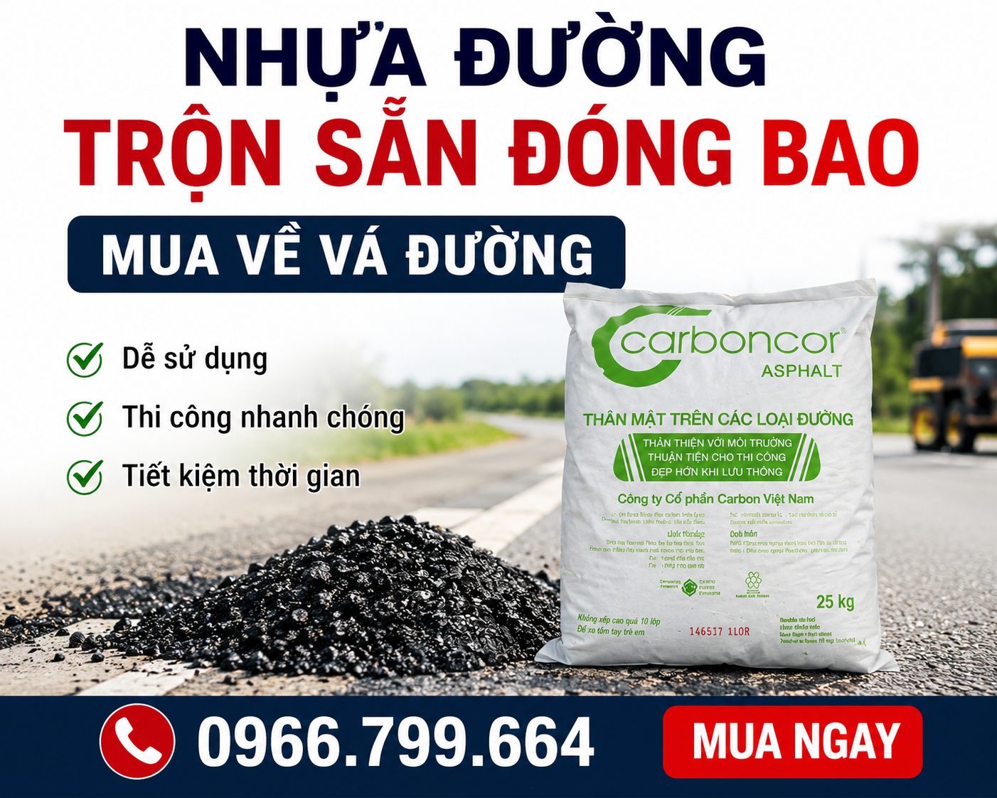 Mua Nhựa Đường Asphalt Đóng Bao