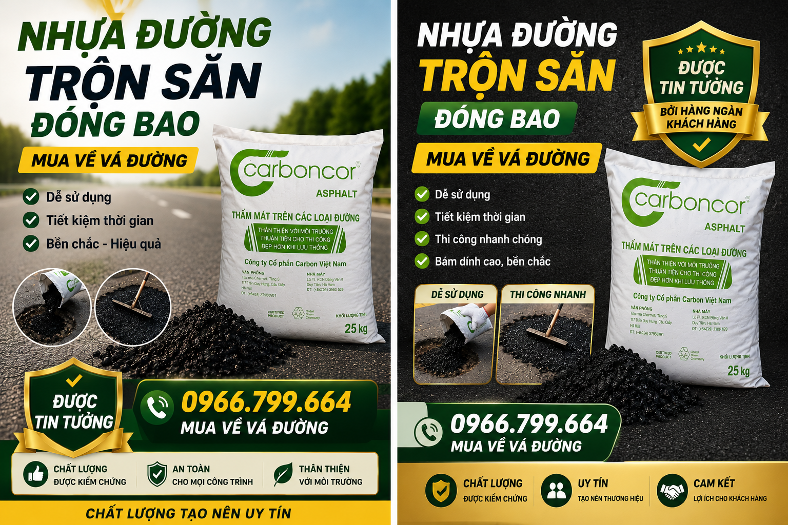 Mua Nhựa Đường Đóng Bao