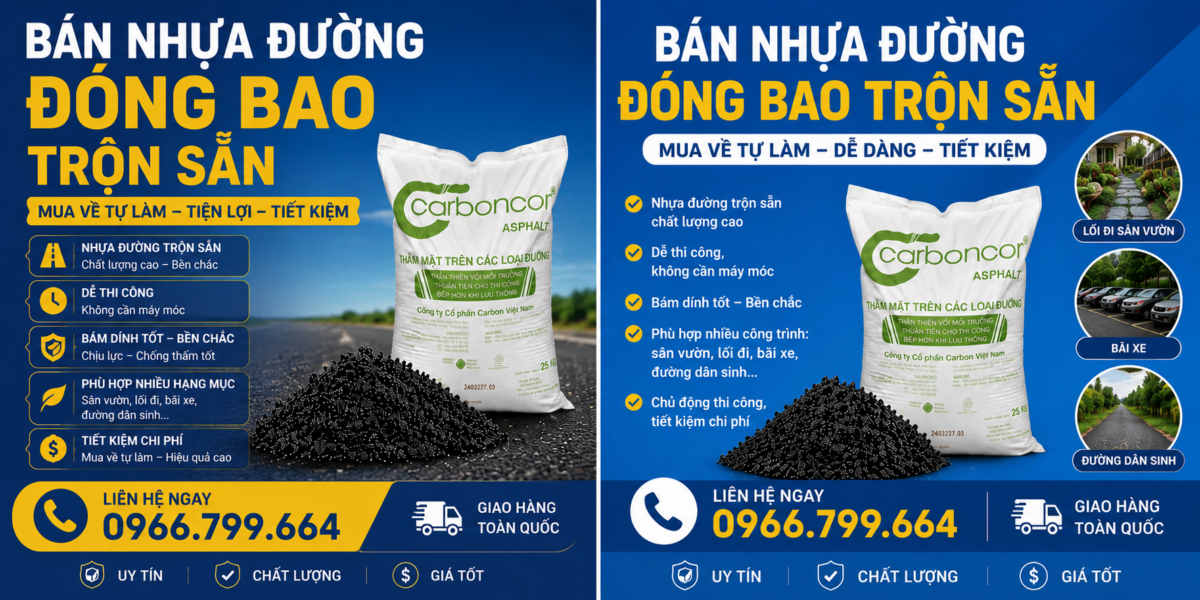 Mua Nhựa Đường Đóng Bao