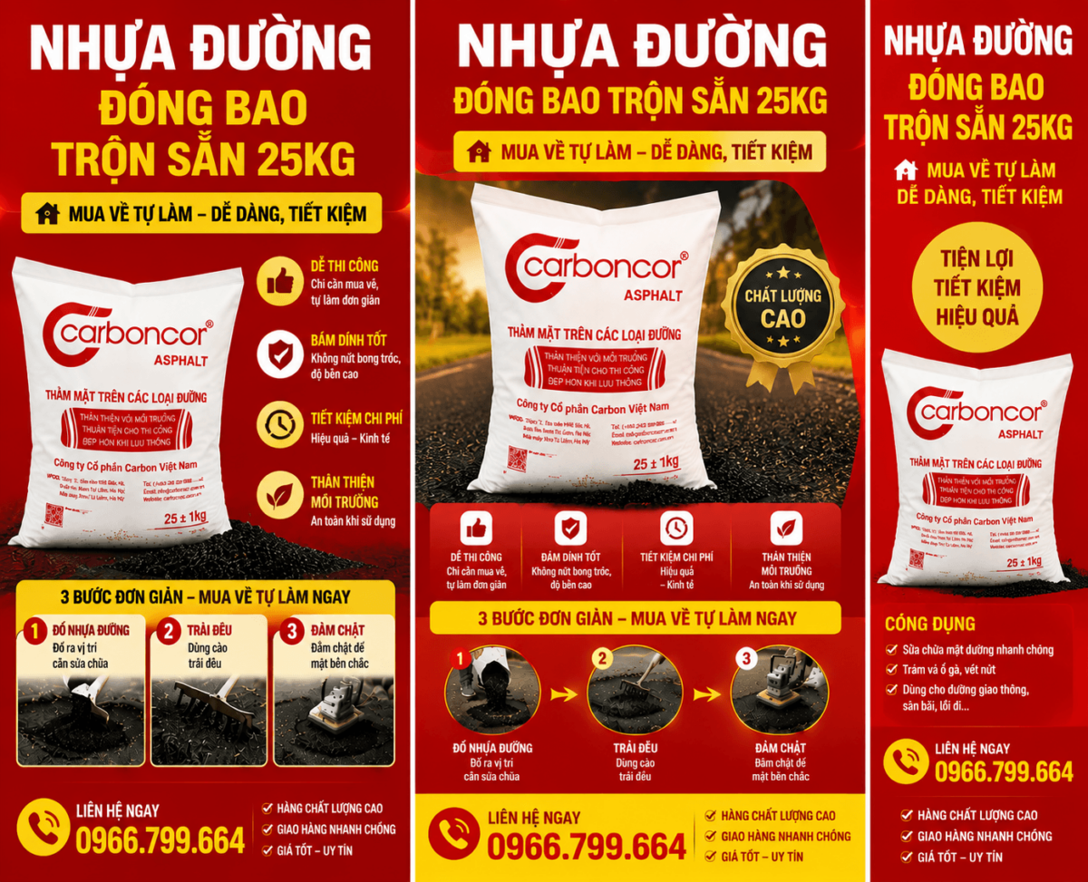 Mua Nhựa Đường Đóng Bao
