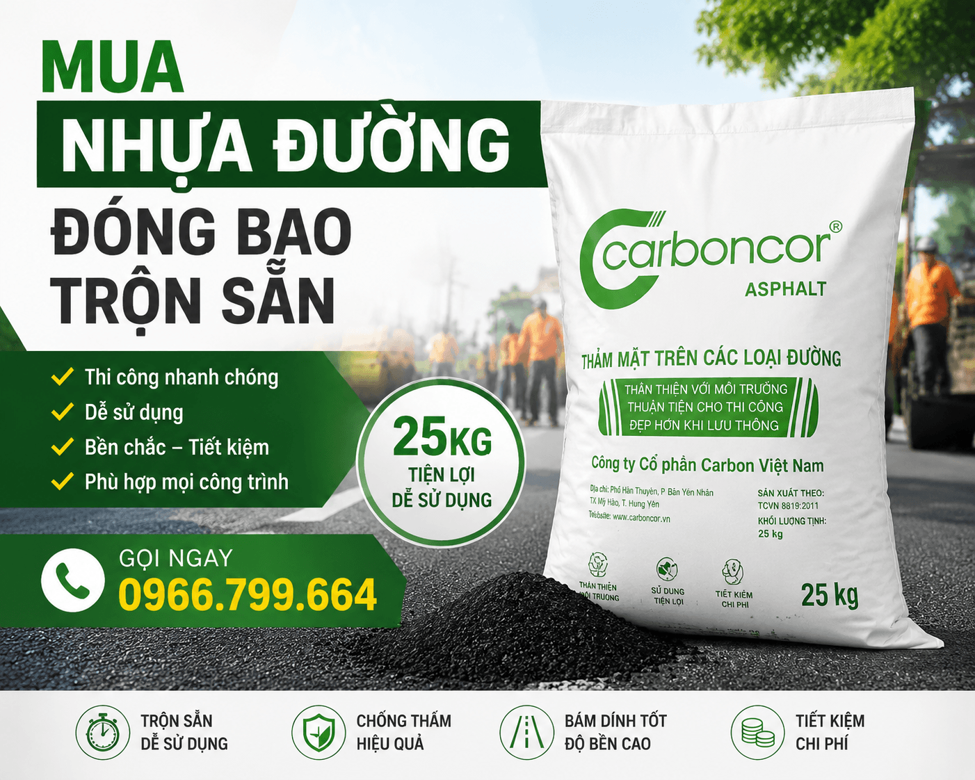 Mua Nhựa Đường Đóng Bao Tại Bình Tân Uy Tín
