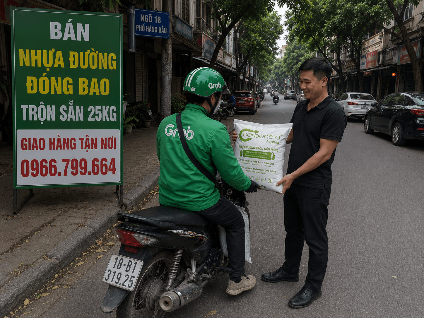 Mua Nhựa Đường Đóng Bao Trộn Sẵn ở Hà Nội