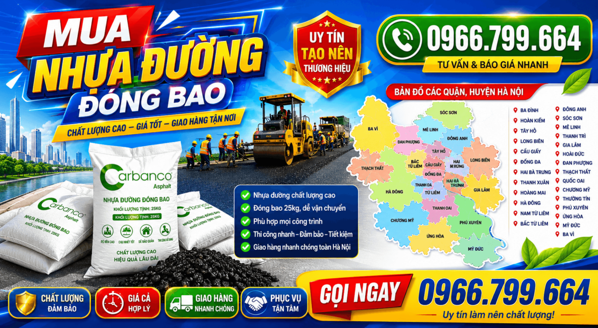 Mua Nhựa Đường Đóng Bao Vá Đường