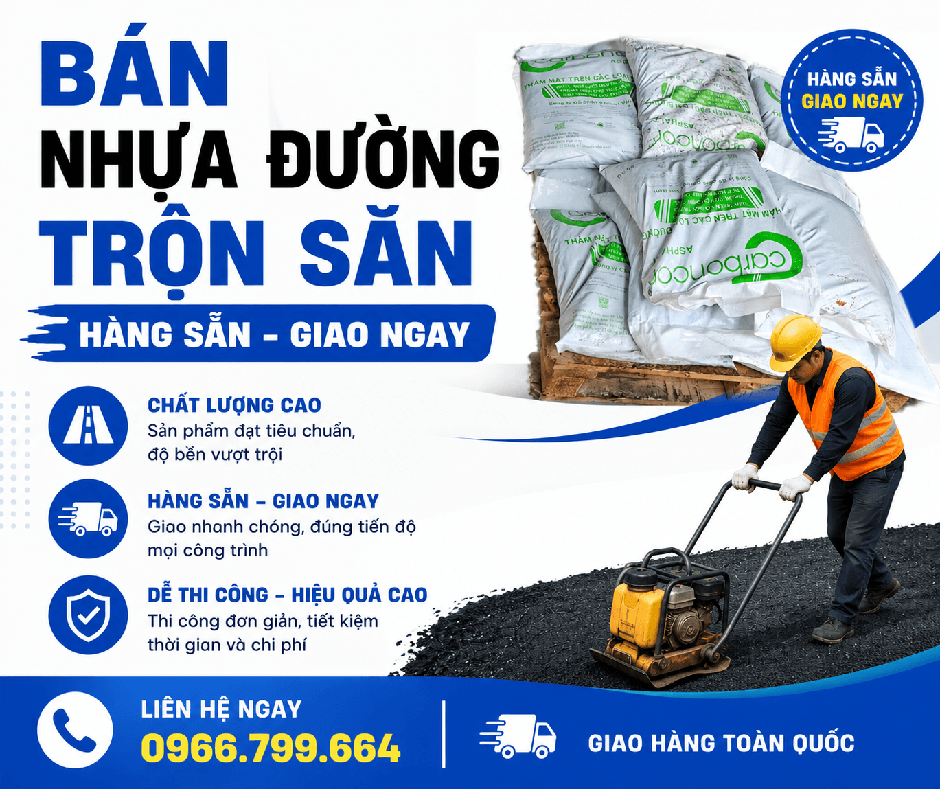 Mua Nhựa Đường Đóng Bao Vá Đường Quận Bình Tân