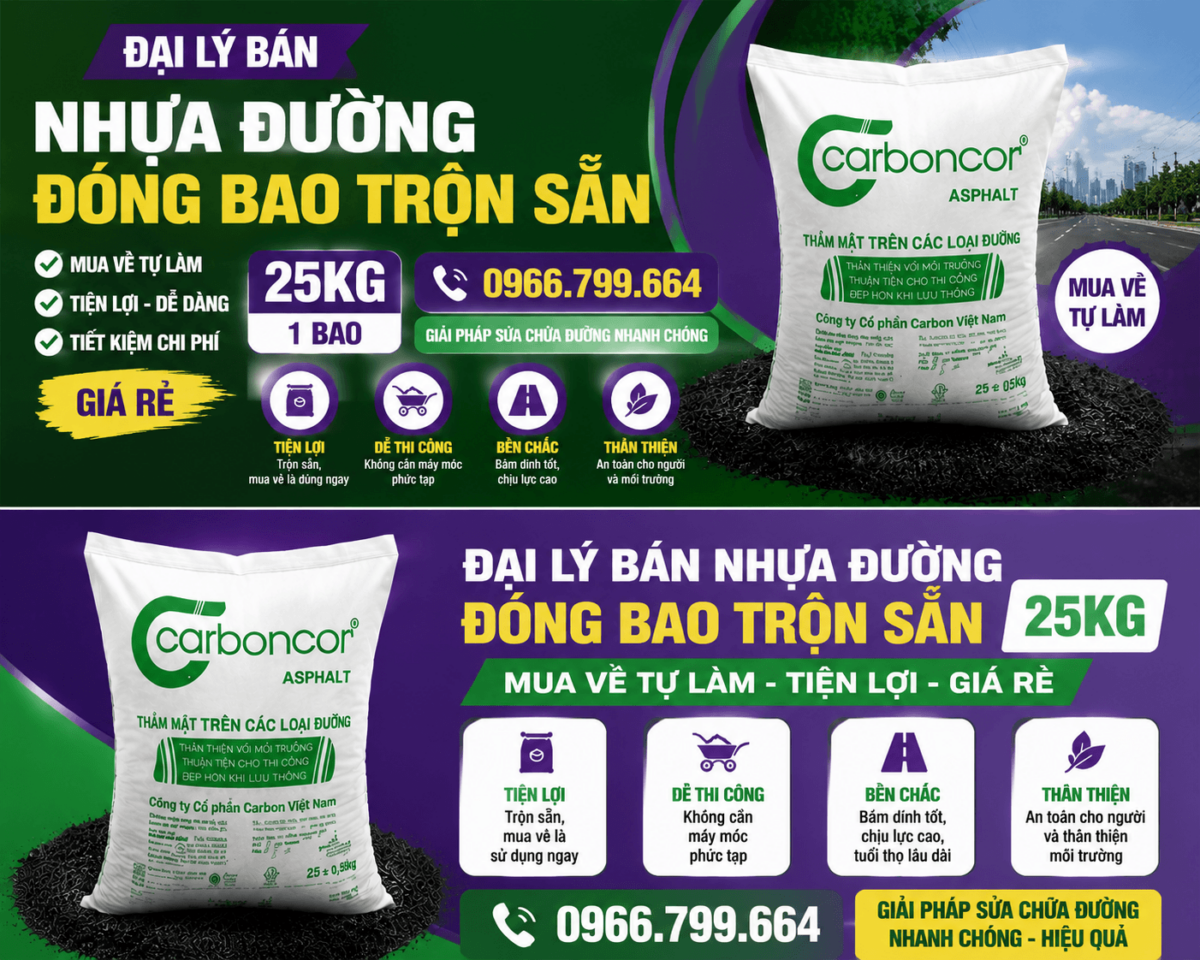 Mua Nhựa Đường Đóng Bao Vá Đường Quận Tân Phú
