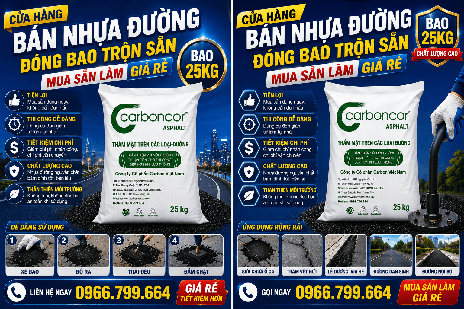 Mua Nhựa Đường Đóng Bao Vá Đường Tại Tân Phú