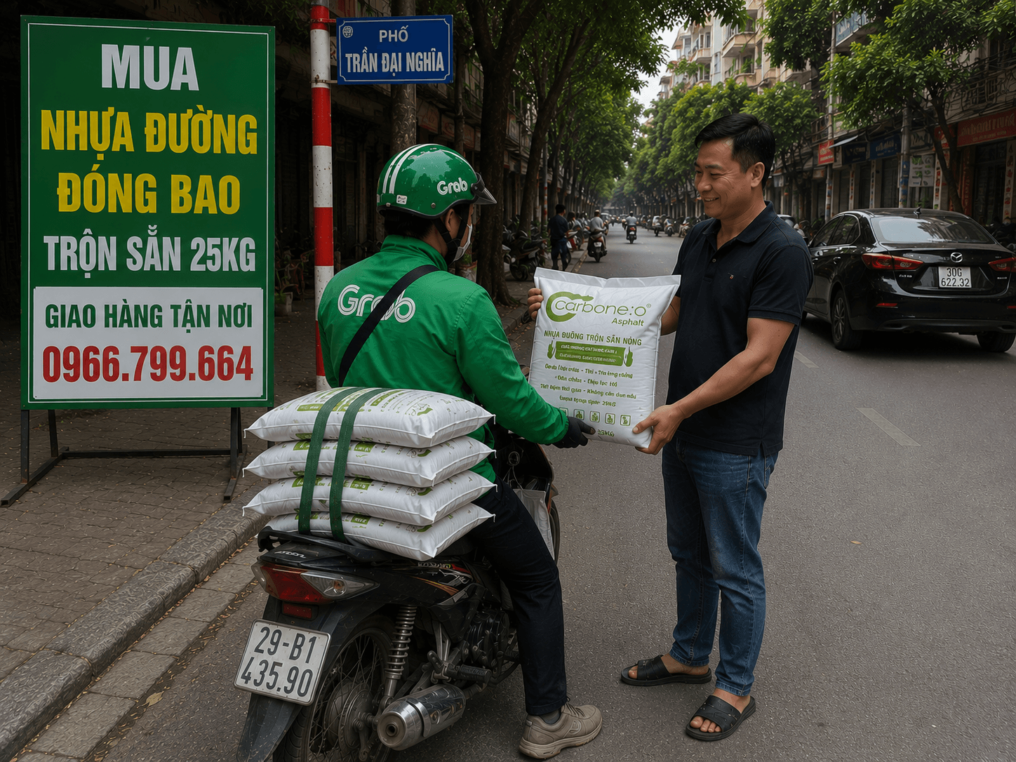 Mua Nhựa Đường Đóng Bao ở Hà Nội