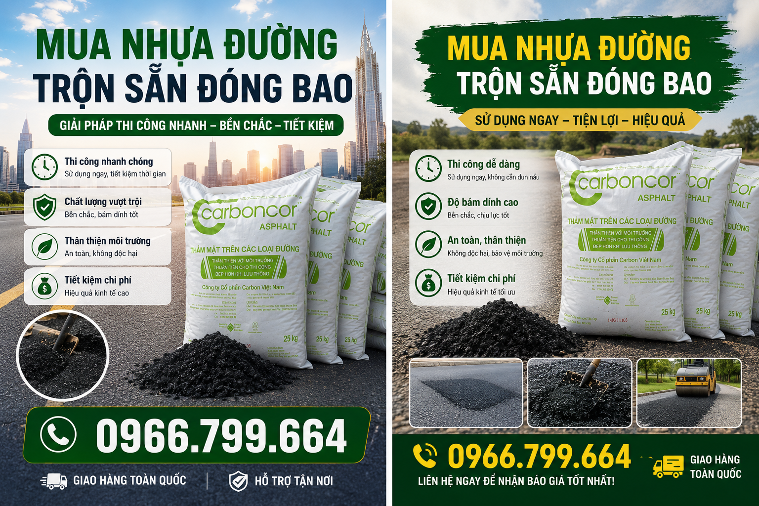 Mua Nhựa Đường Đóng Bao