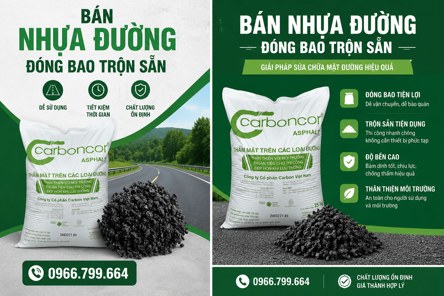 Mua Nhựa Đường Lẻ Đóng Bao Tân Phú