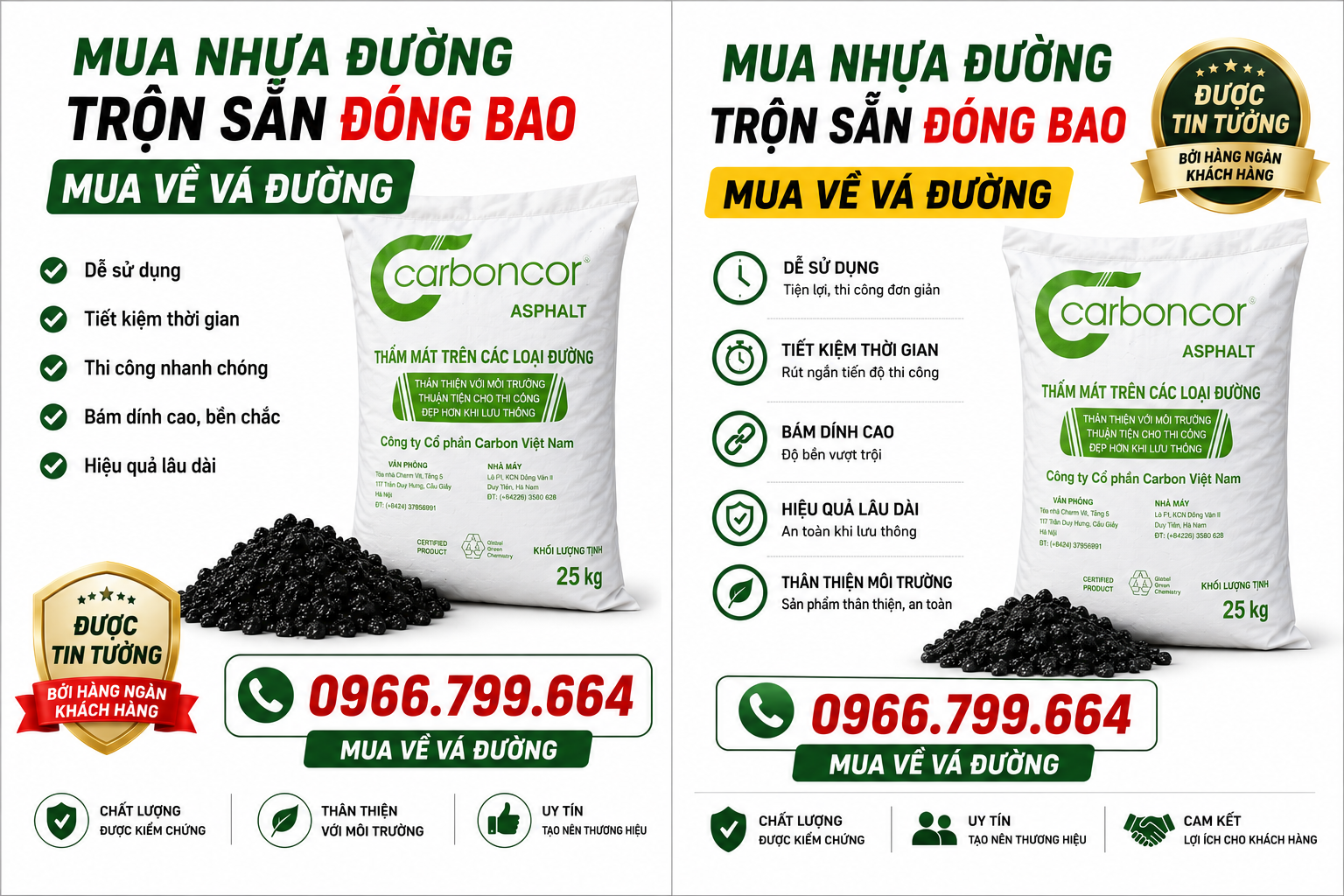Mua Nhựa Đường Lẻ Đóng Bao