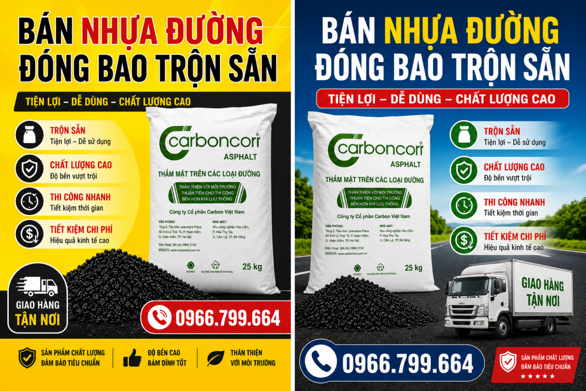 Mua Nhựa Đường Nguội Đóng Bao