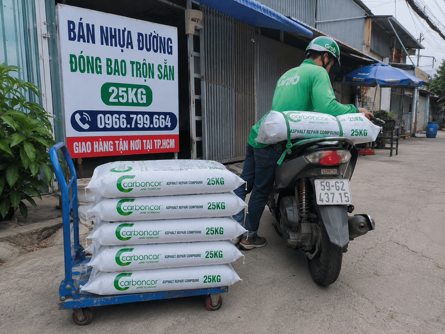 Mua Nhựa Đường Nguội Đóng Bao