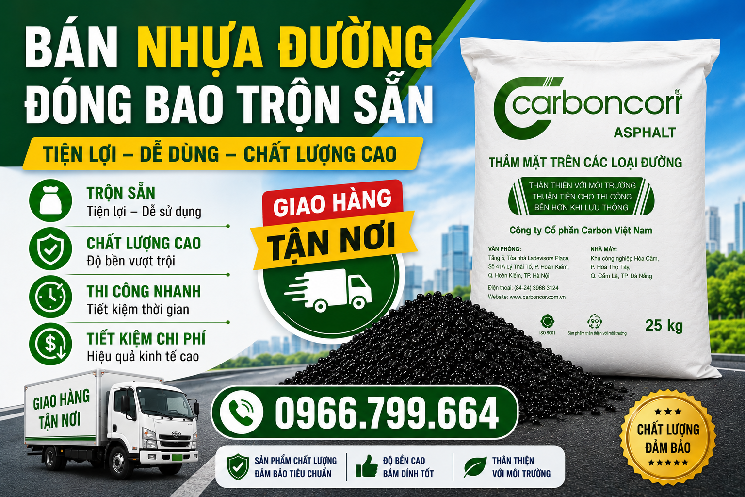 Mua Nhựa Đường Nguội Đóng Bao TPHCM