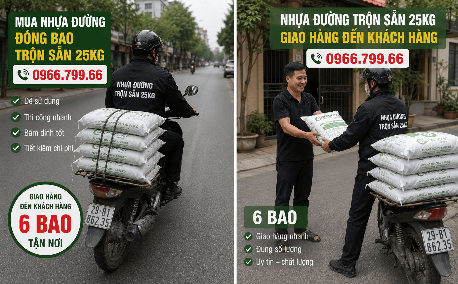 Mua Nhựa Đường Nguội Đóng Bao Tại Quận Bình Tân