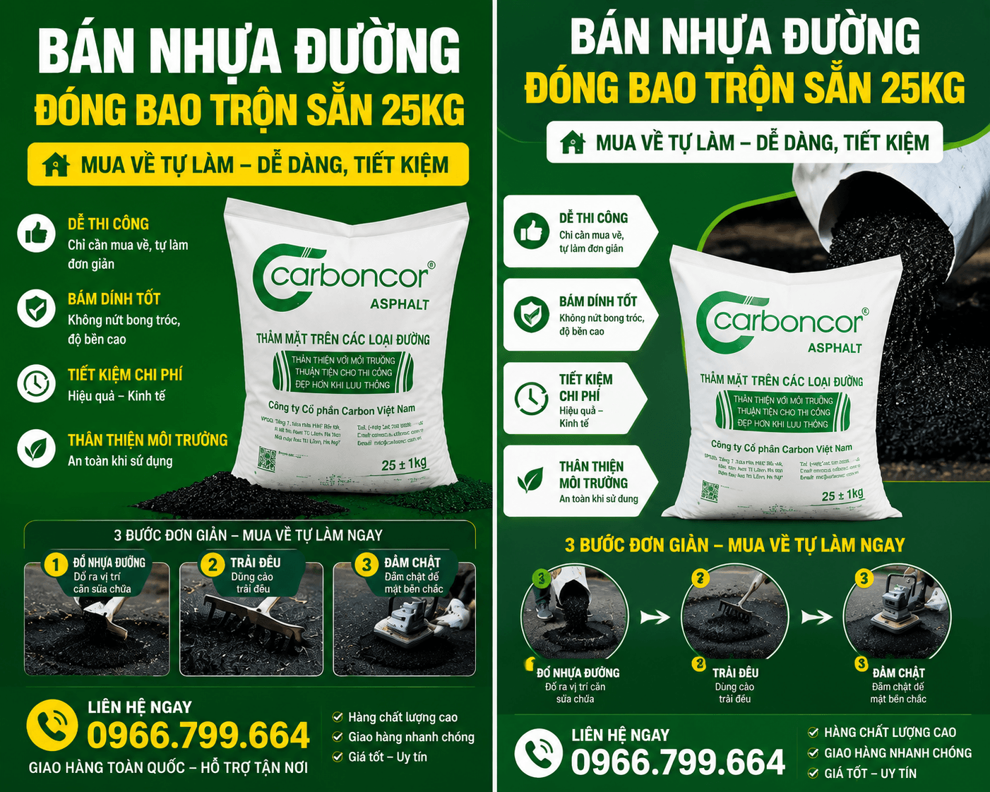 Nhựa Đường Bán Lẻ Đóng Bao Quận Bình Tân