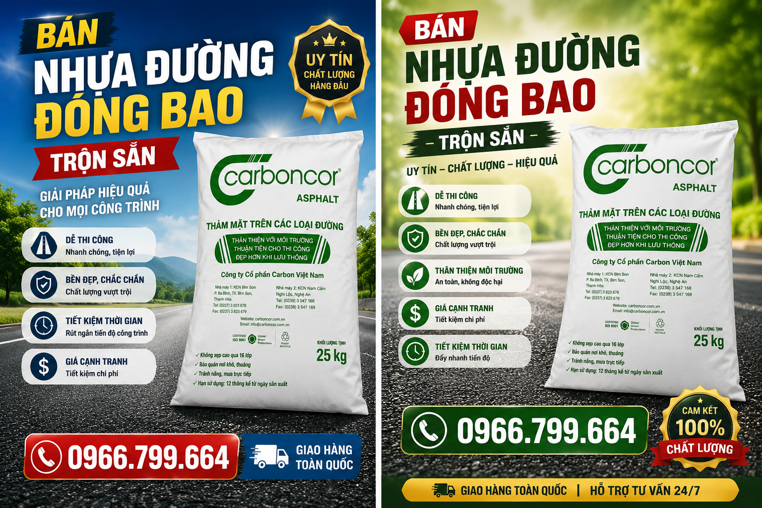 Nhựa Nguội Đóng Bao Vá Đường