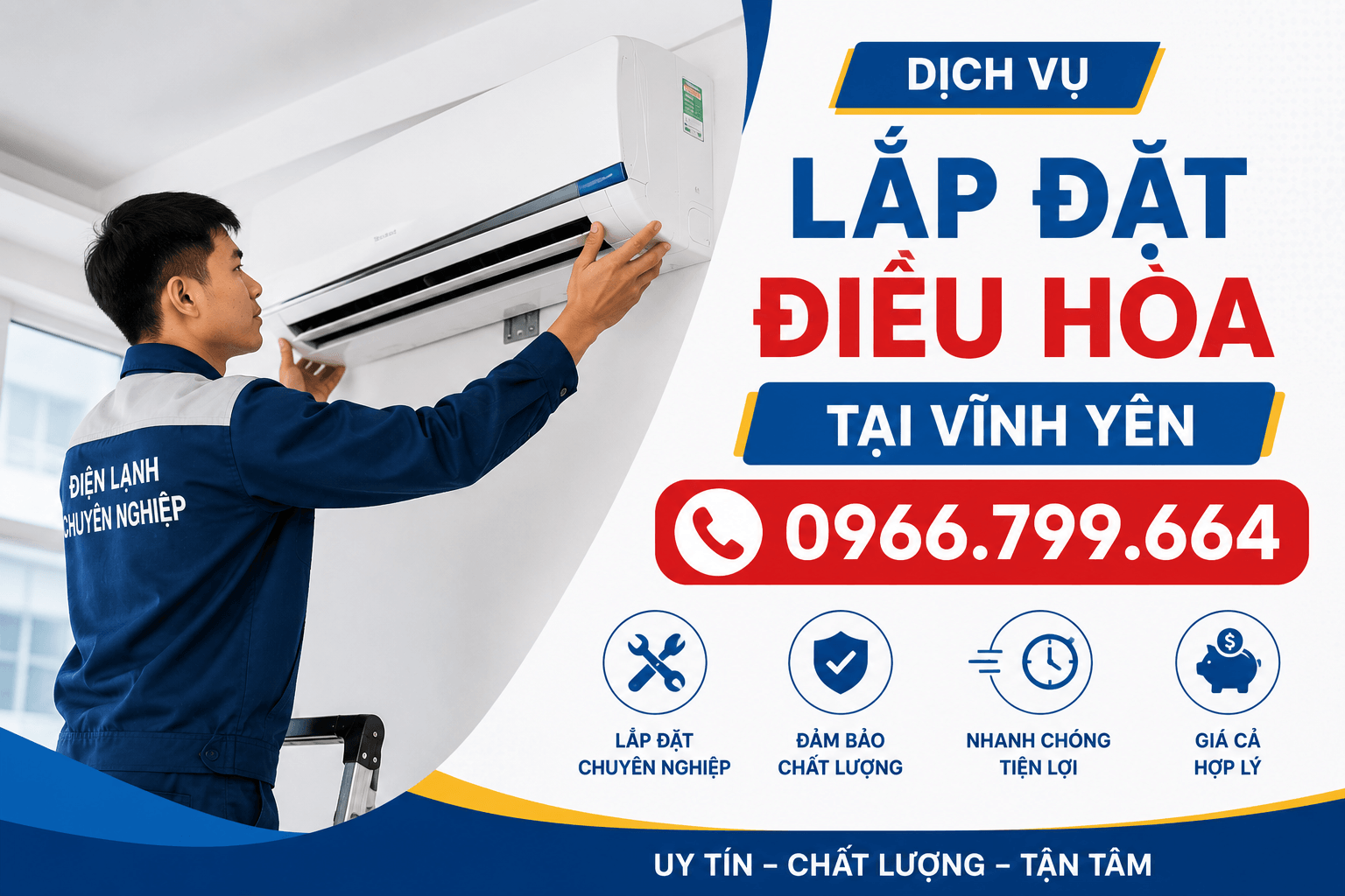 Lắp Đặt Điều Hòa Vĩnh Yên