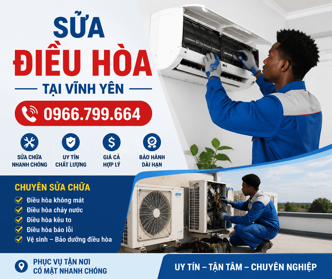Sửa Điều Hòa Tại Vĩnh Yên