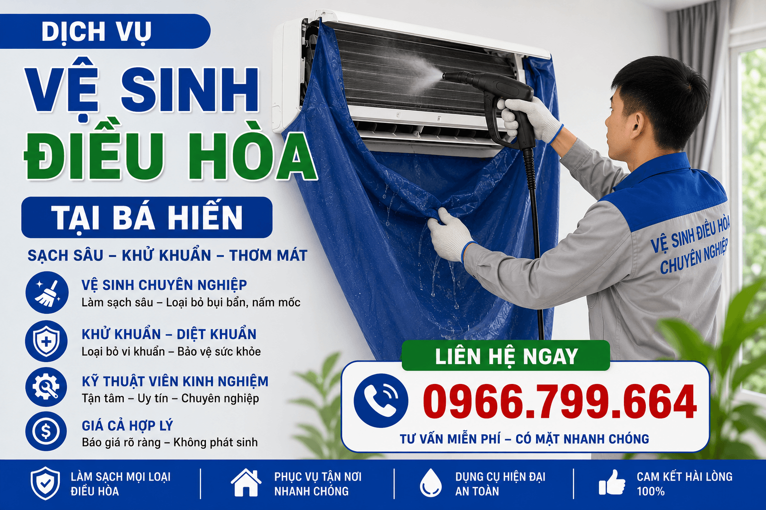 Vệ Sinh Điều Hòa Bá Hiến
