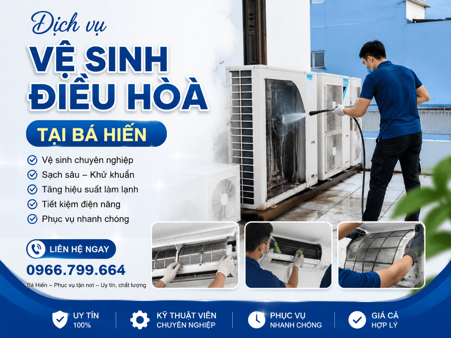 Vệ Sinh Điều Hòa Tại Bá Hiến
