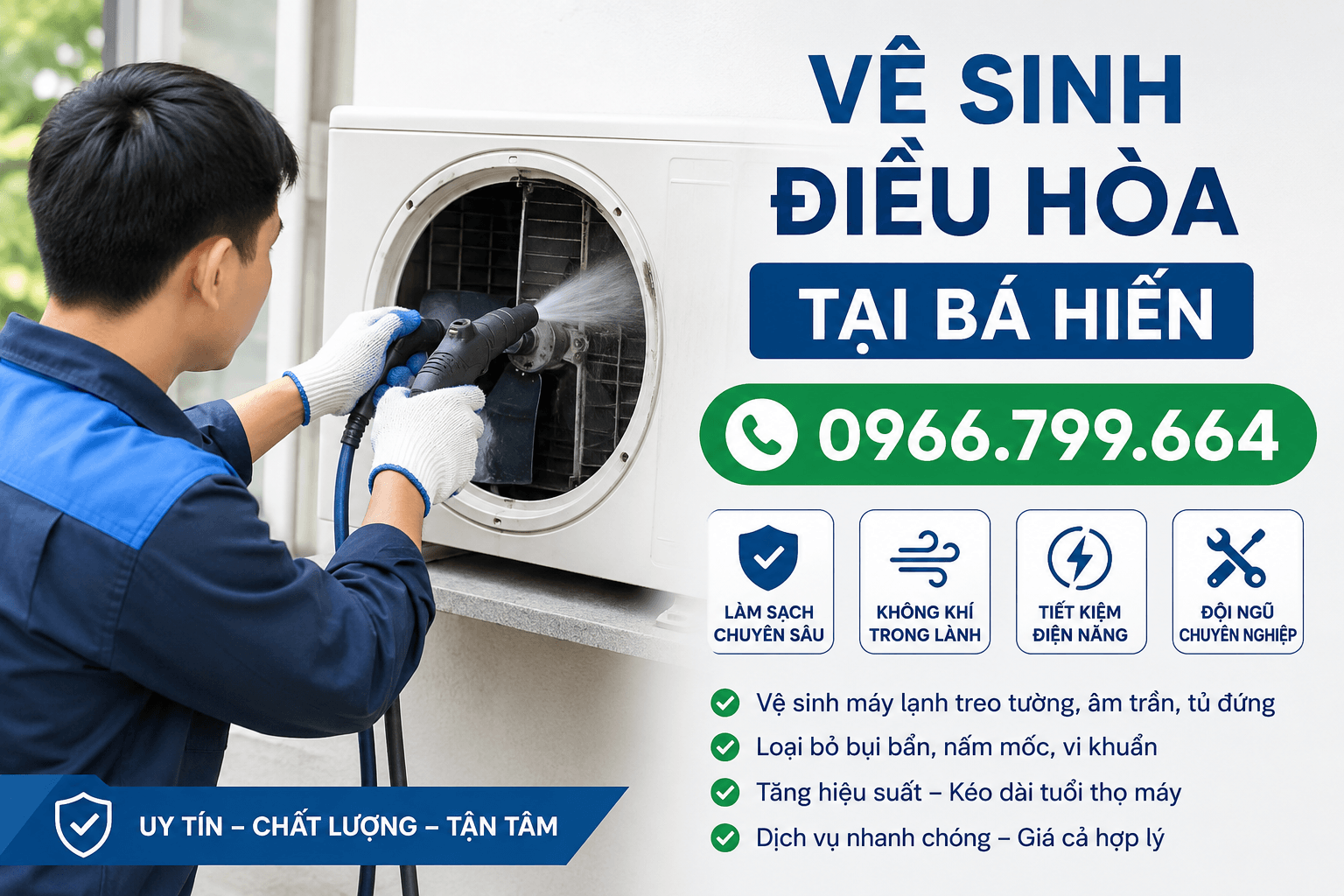 Vệ Sinh Điều Hòa ở Bá Hiến