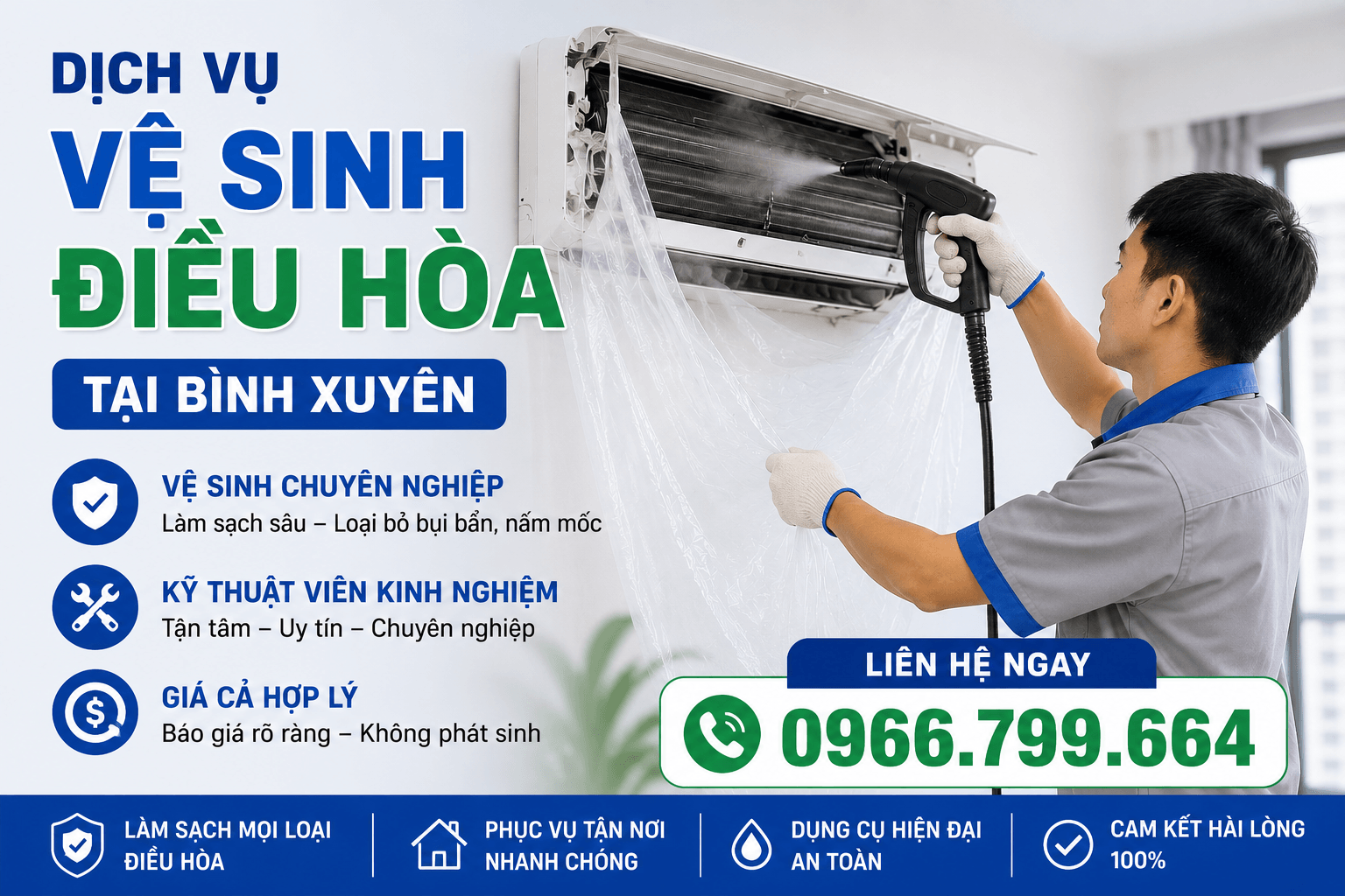 Vệ Sinh Điều Hòa ở Bình Xuyên