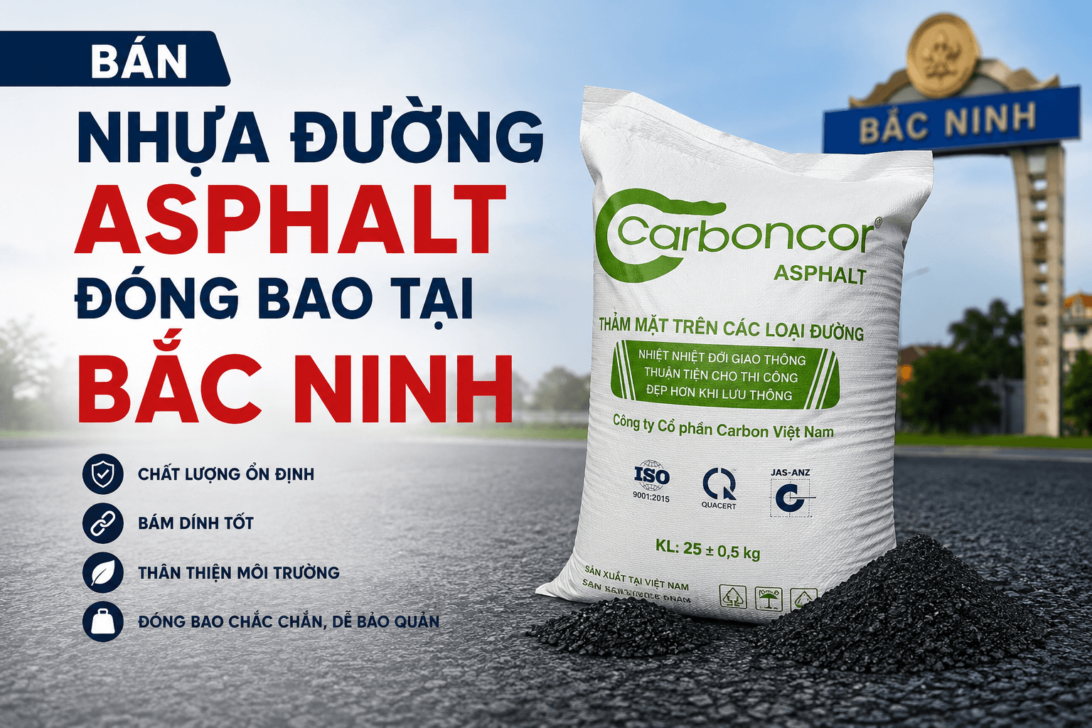 Bán Nhựa Đường Asphalt Đóng Bao