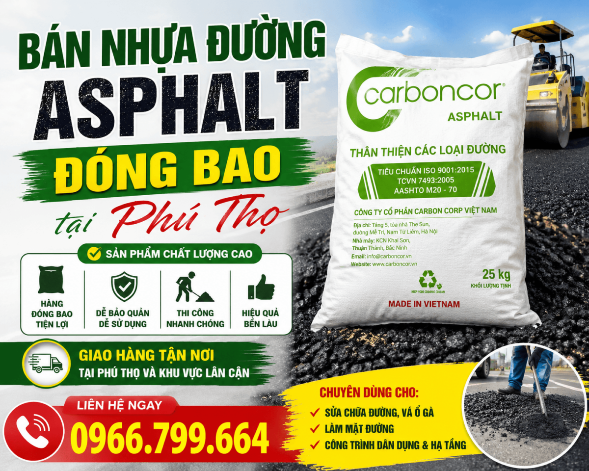 Bán Nhựa Đường Asphalt Đóng Bao