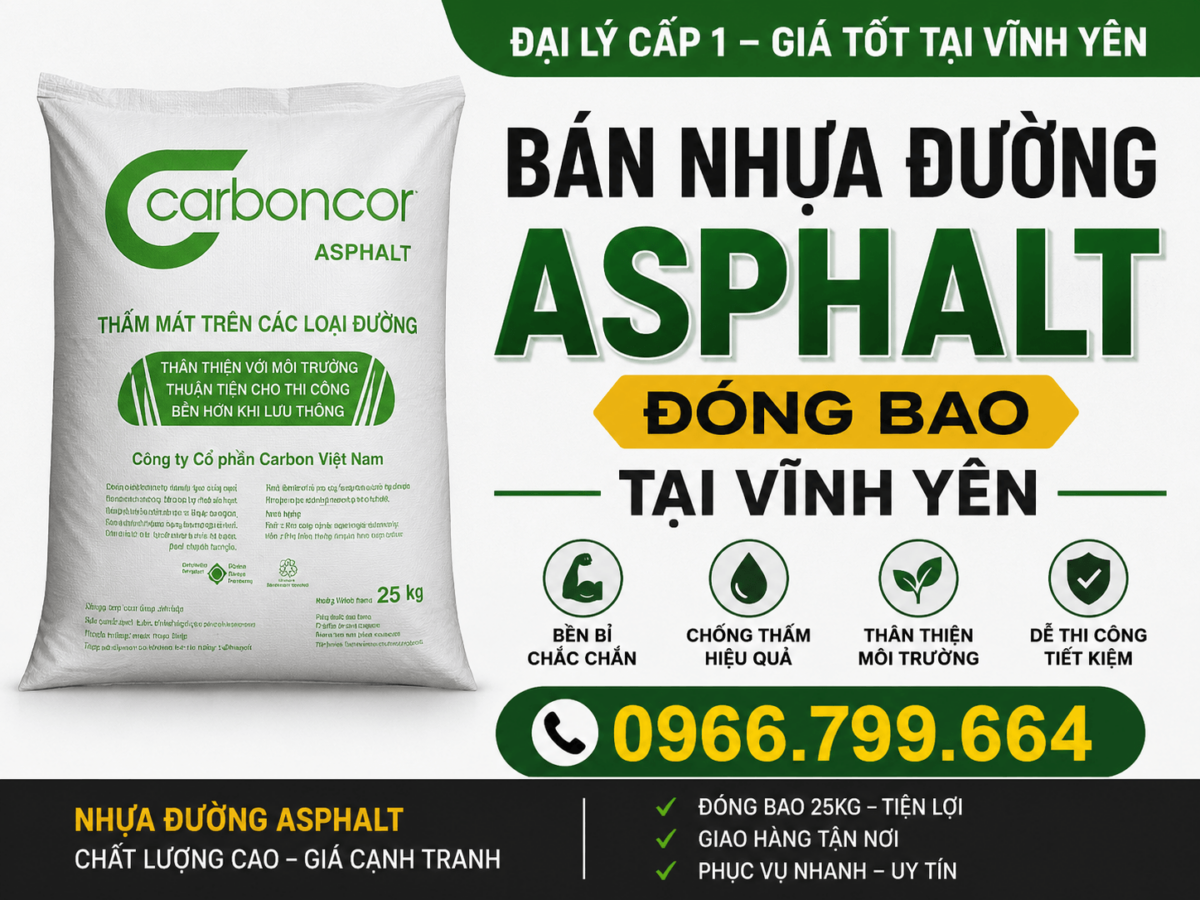 Bán Nhựa Đường Asphalt Đóng Bao