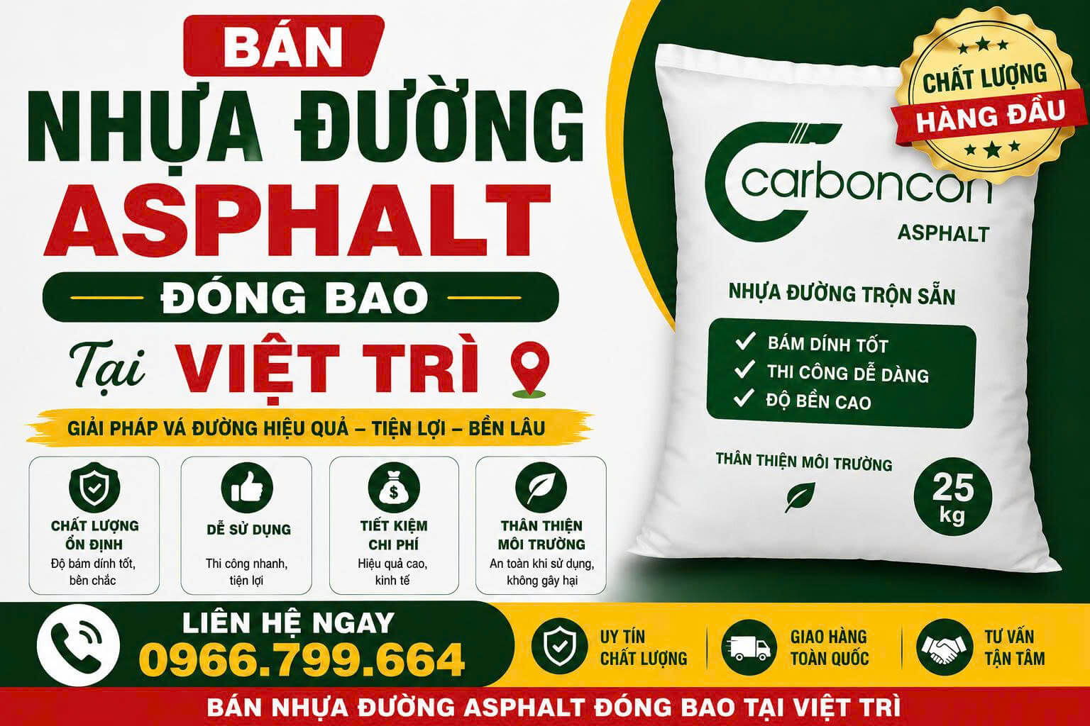Bán Nhựa Đường Asphalt Đóng Bao