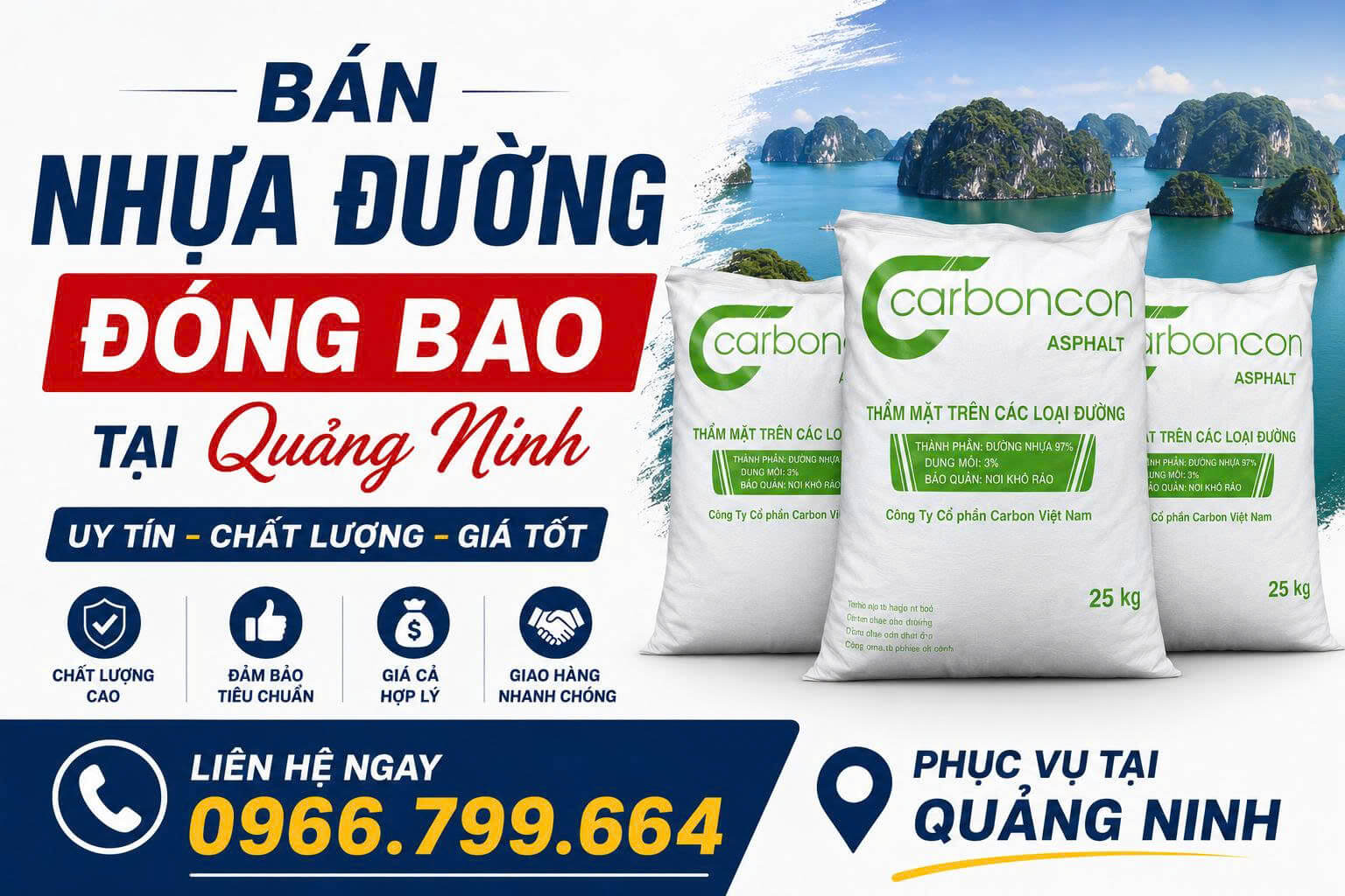 Bán Nhựa Đường Đóng Bao