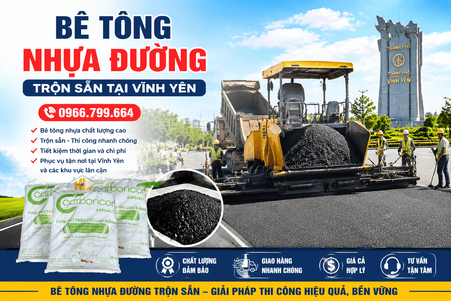 Bê Tông Nhựa Đường Trộn Sẵn