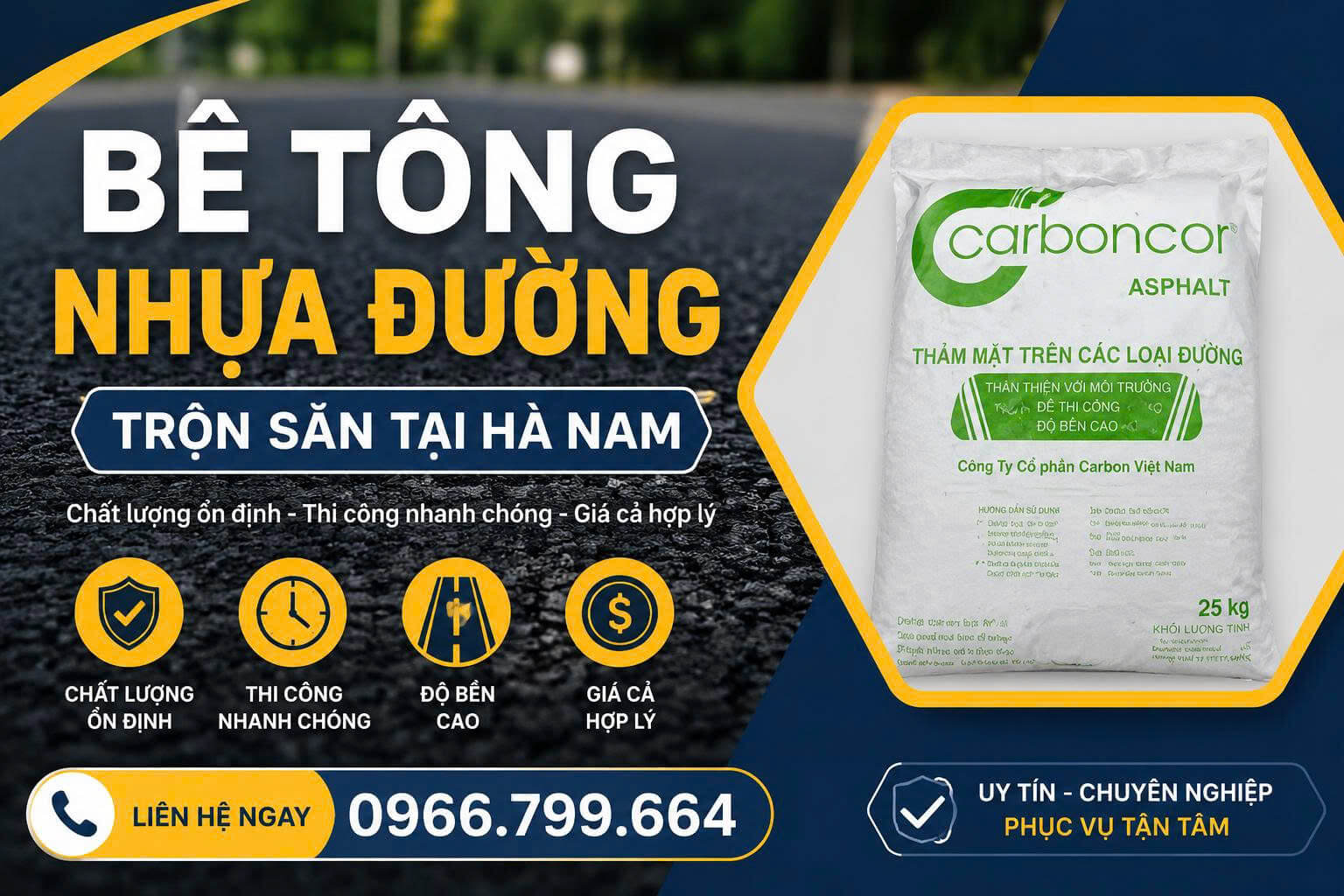 Bê Tông Nhựa Đường Trộn Sẵn Hà Nam