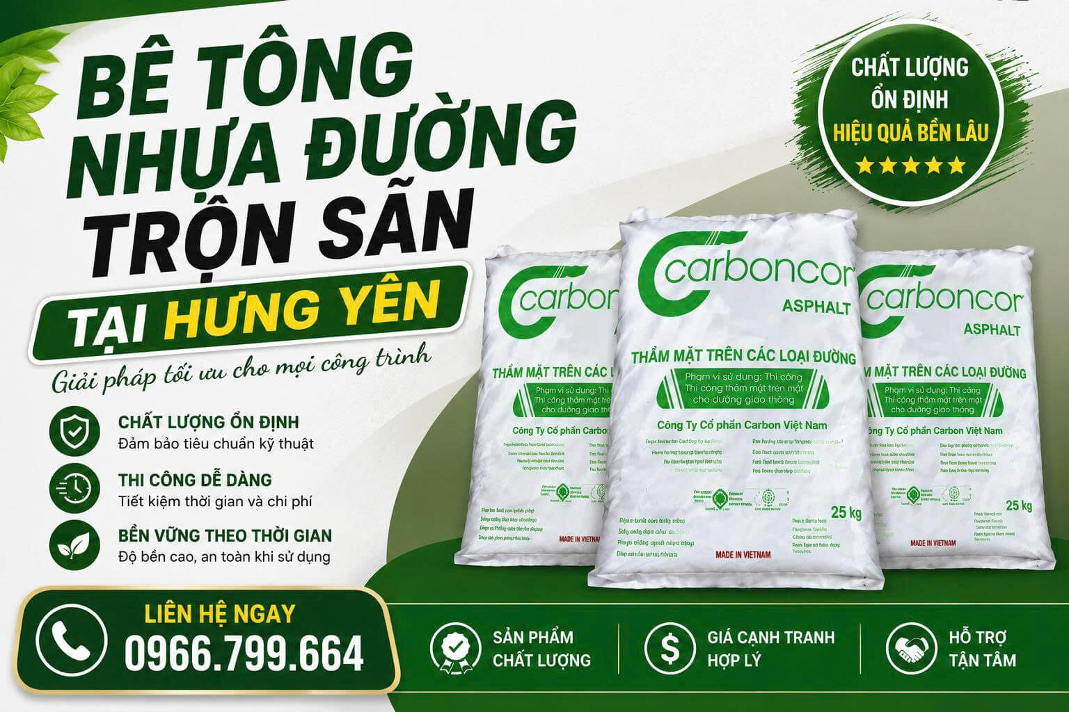 Bê Tông Nhựa Đường Trộn Sẵn Hưng Yên