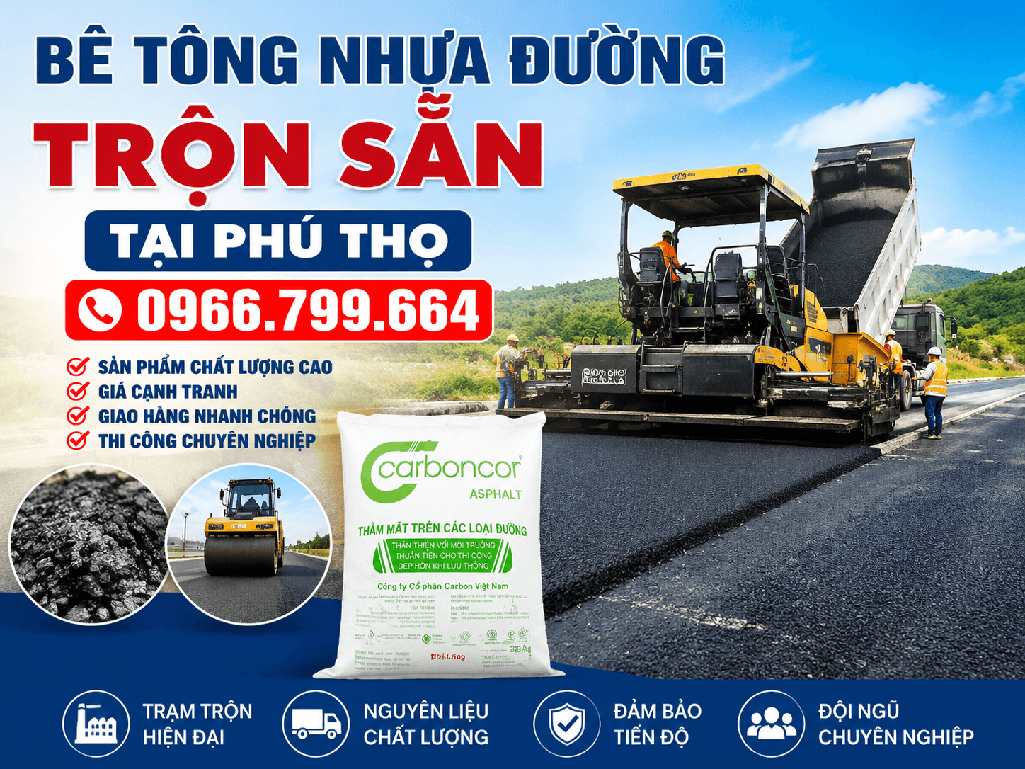 Bê Tông Nhựa Đường Trộn Sẵn Phú Thọ