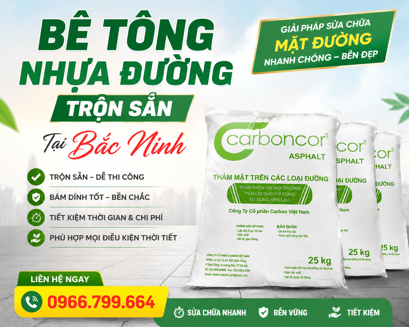 Bê Tông Nhựa Đường Trộn Sẵn Tại Bắc Ninh