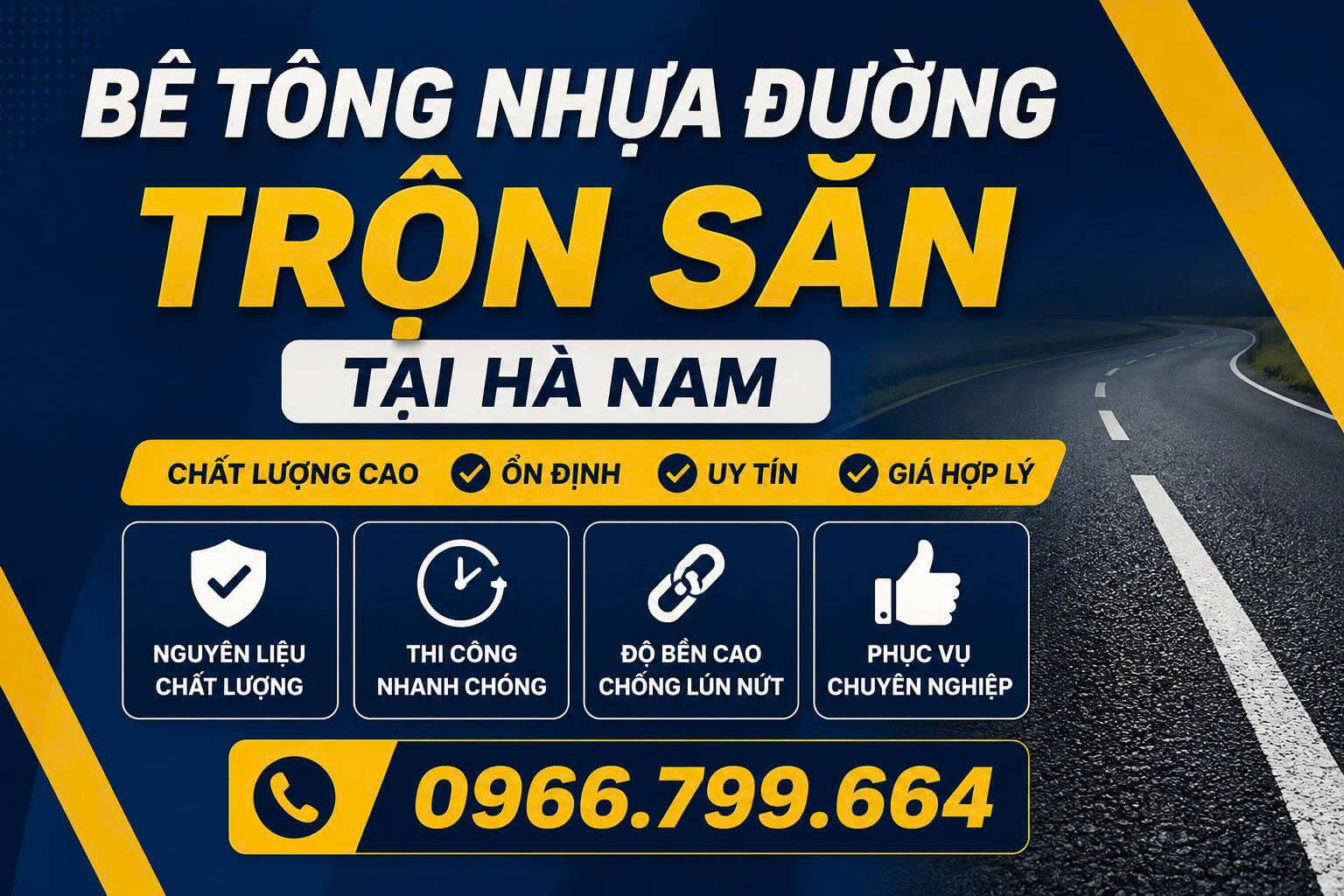 Bê Tông Nhựa Đường Trộn Sẵn Tại Hà Nam