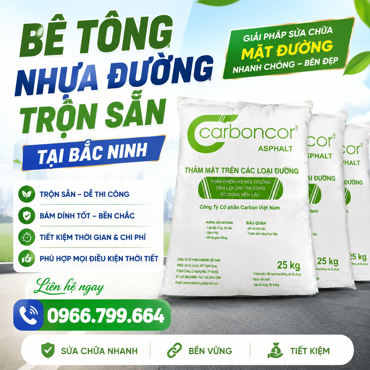 Bê Tông Nhựa Đường Trộn Sẵn ở Bắc Ninh
