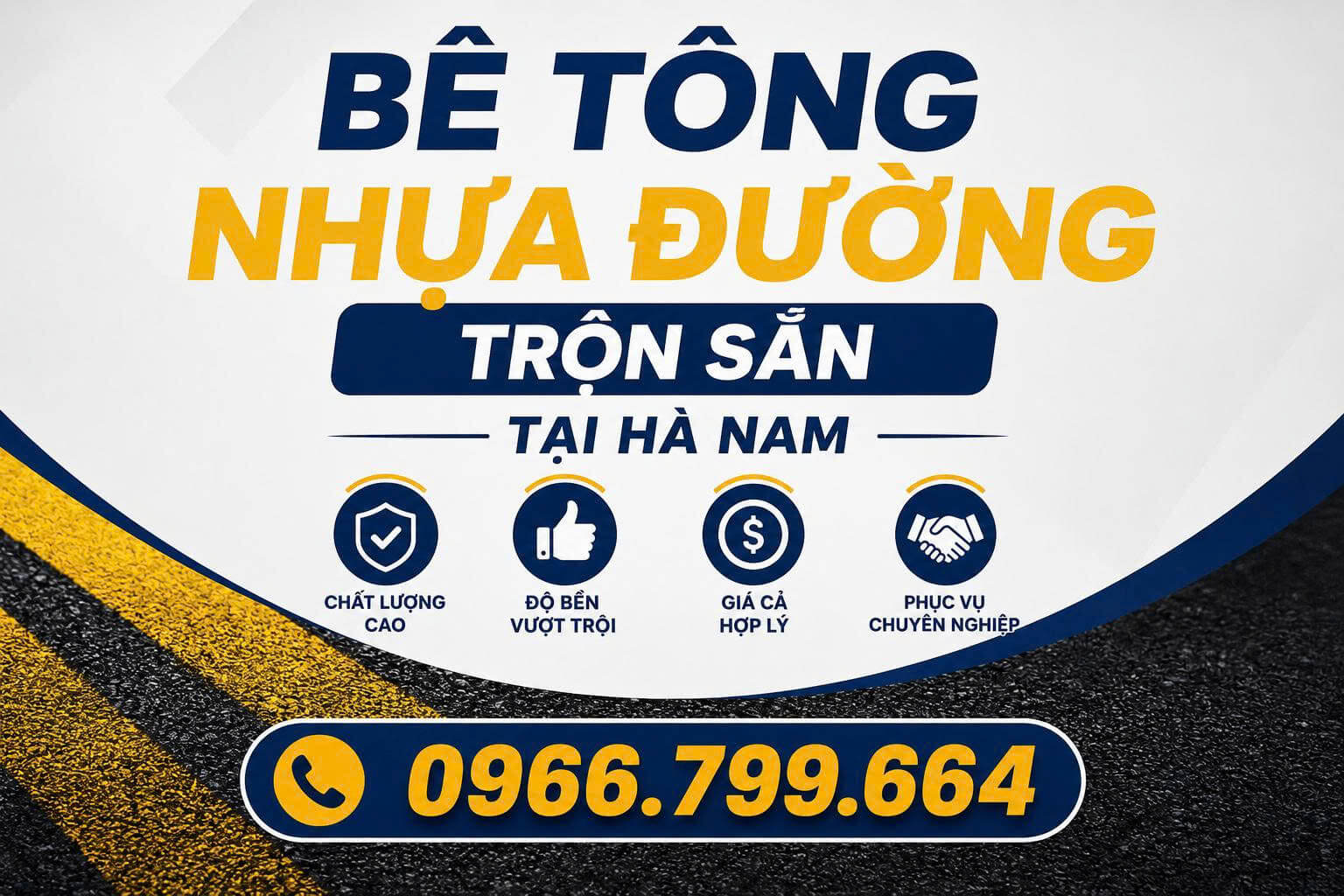 Bê Tông Nhựa Đường Trộn Sẵn ở Hà Nam