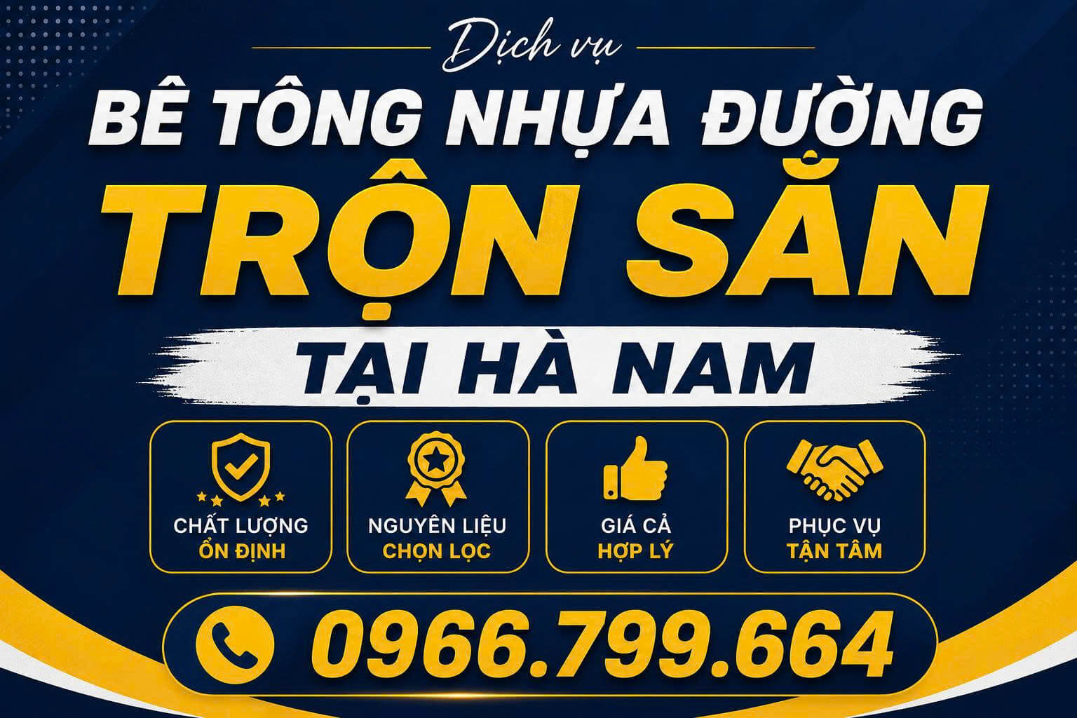 Bê Tông Nhựa Đường Trộn Sẵn ở Tại Hà Nam