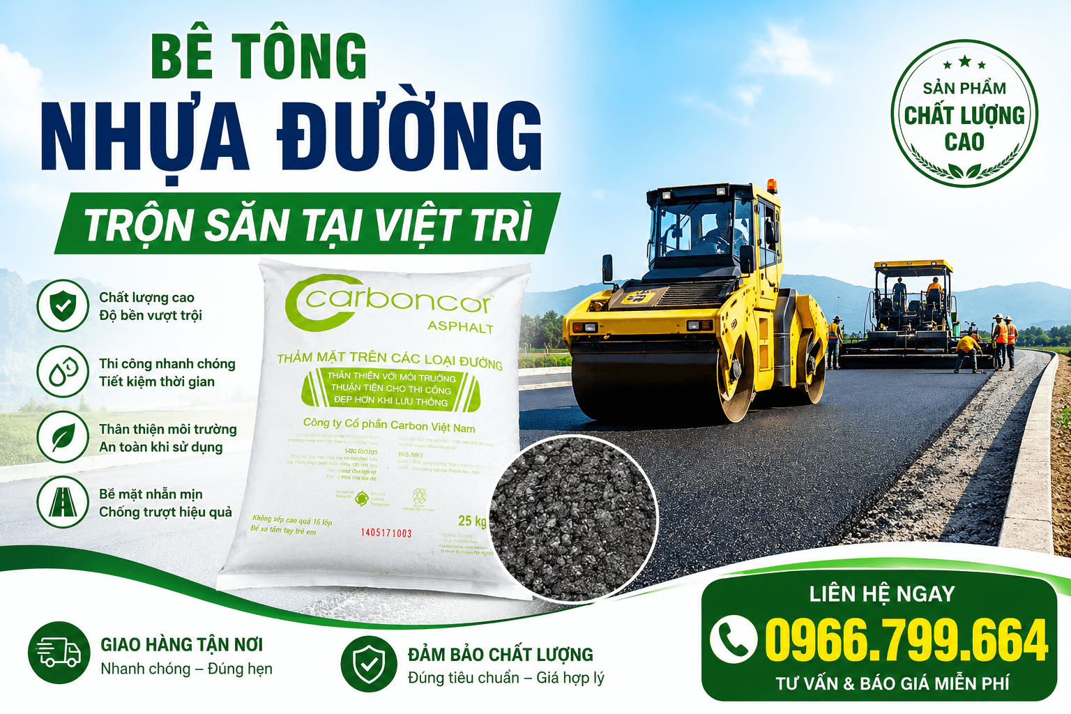 Bê Tông Nhựa Đường Trộn Sẵn ở Việt Trì