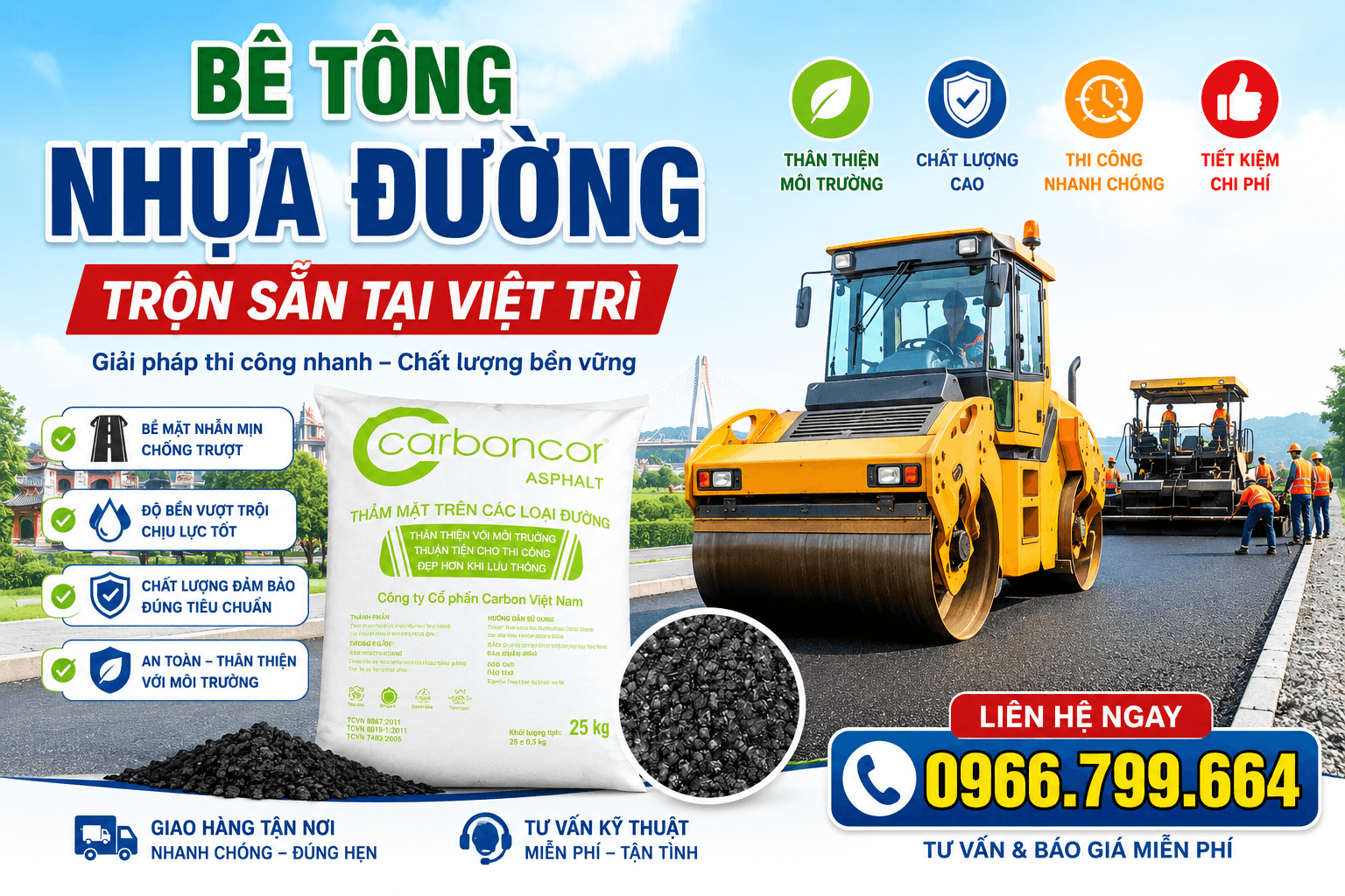 Bê Tông Nhựa Đường Trộn Sẵn