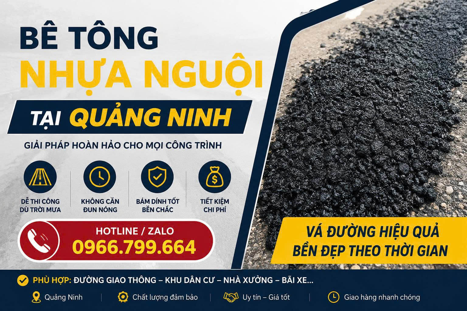 Bê Tông Nhựa Nguội