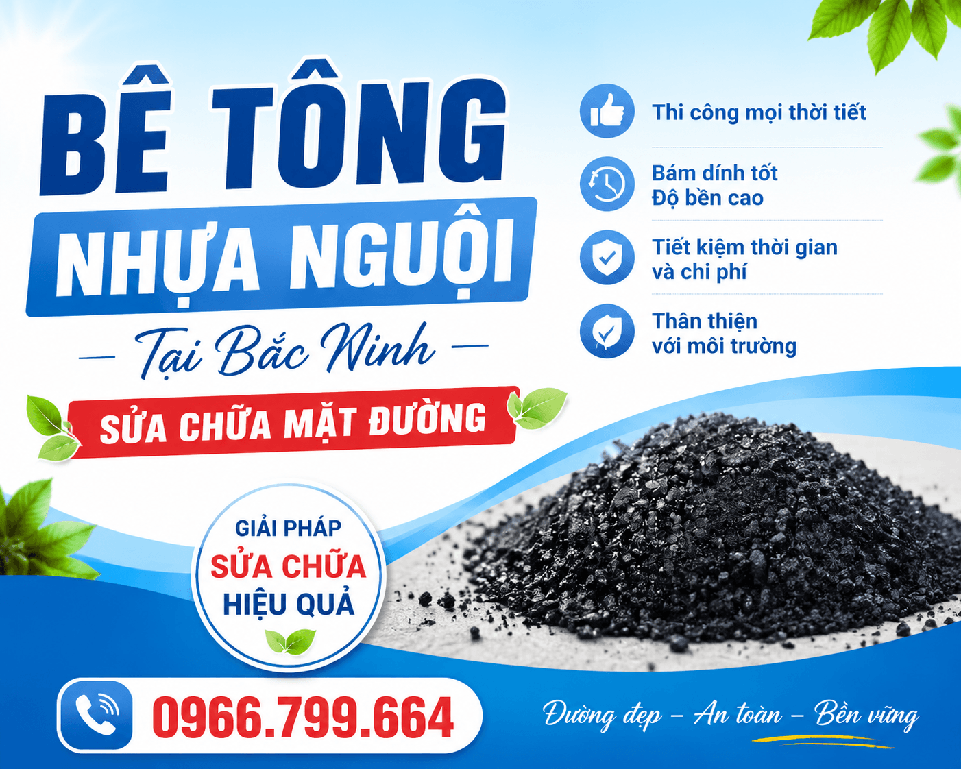 Bê Tông Nhựa Nguội Bắc Ninh