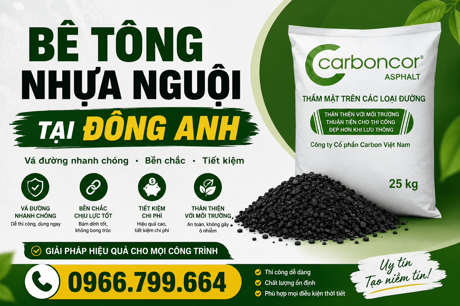 Bê Tông Nhựa Nguội Đông Anh