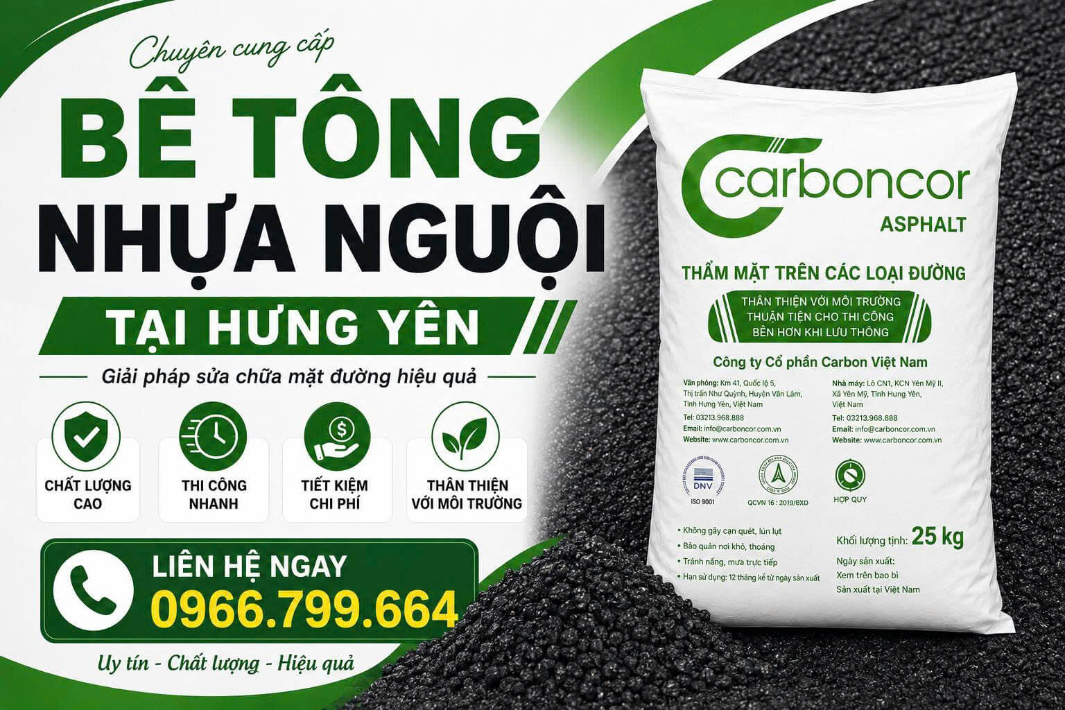 Bê Tông Nhựa Nguội Hưng Yên