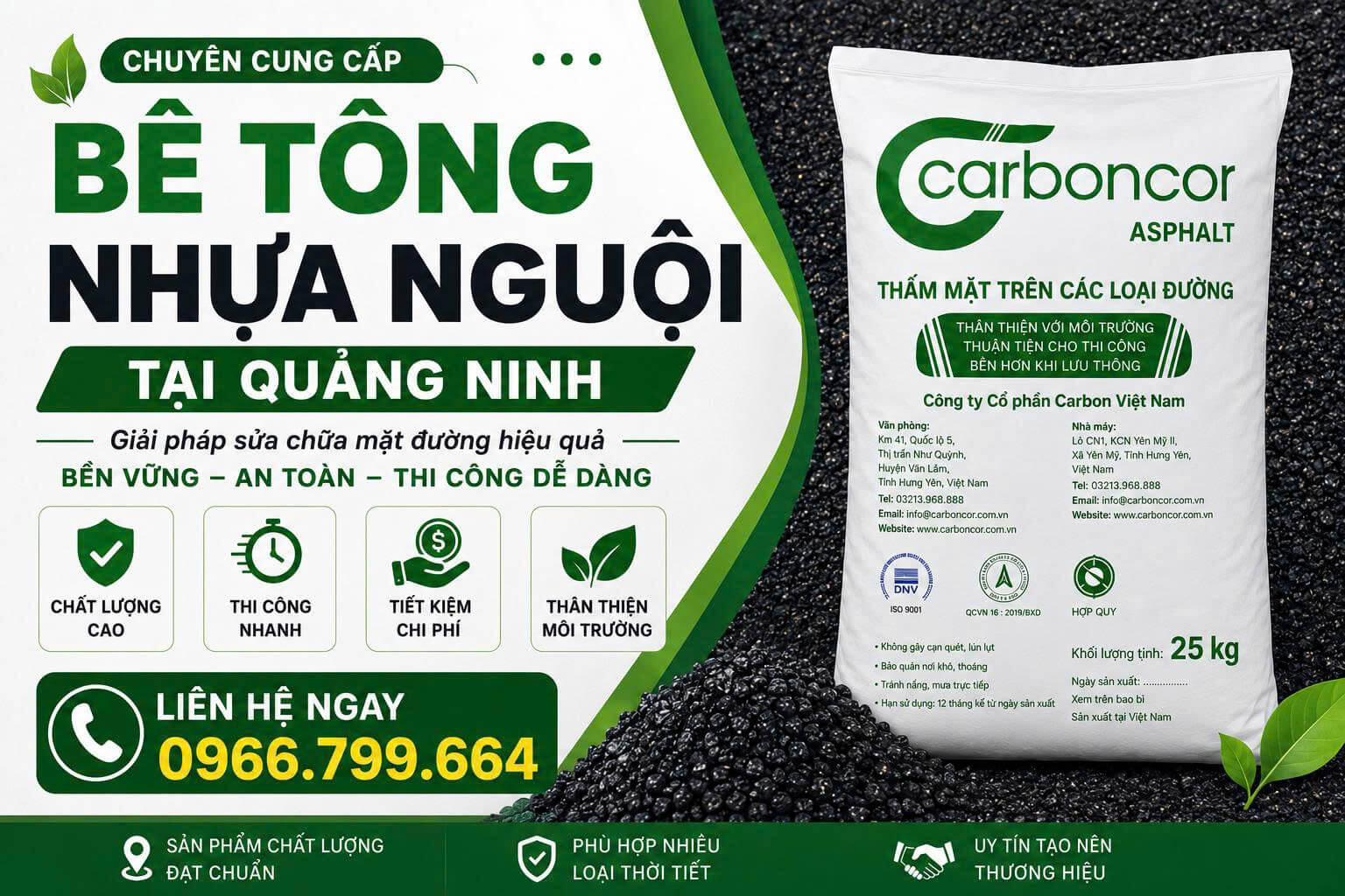 Bê Tông Nhựa Nguội Quảng Ninh
