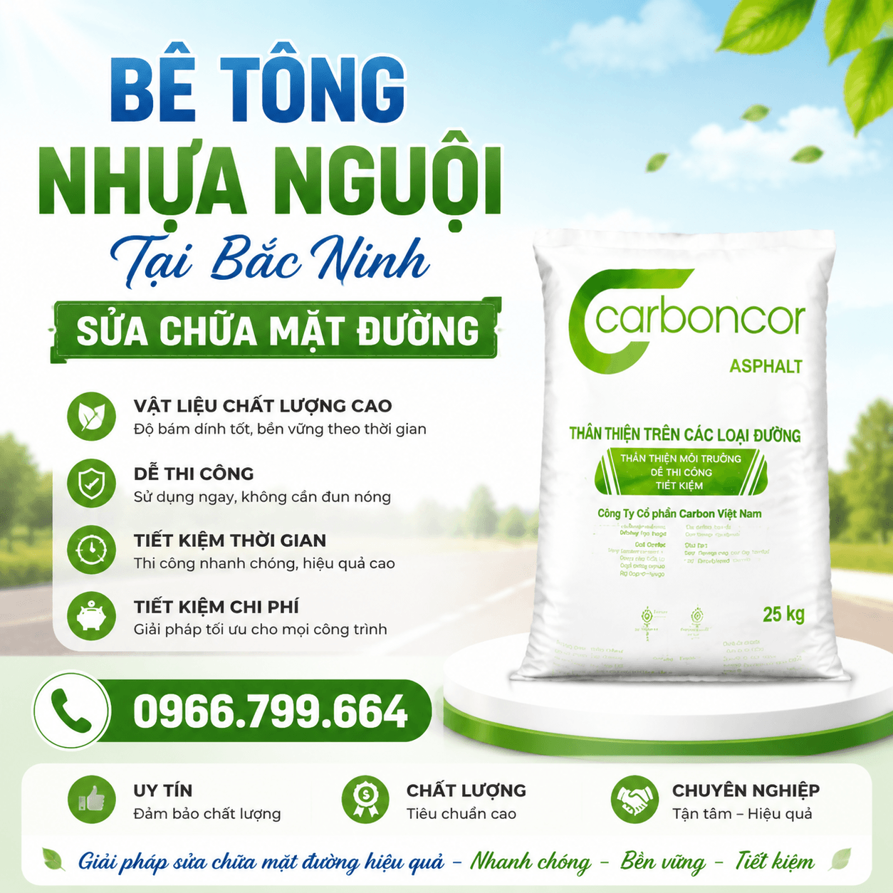 Bê Tông Nhựa Nguội Tại Bắc Ninh