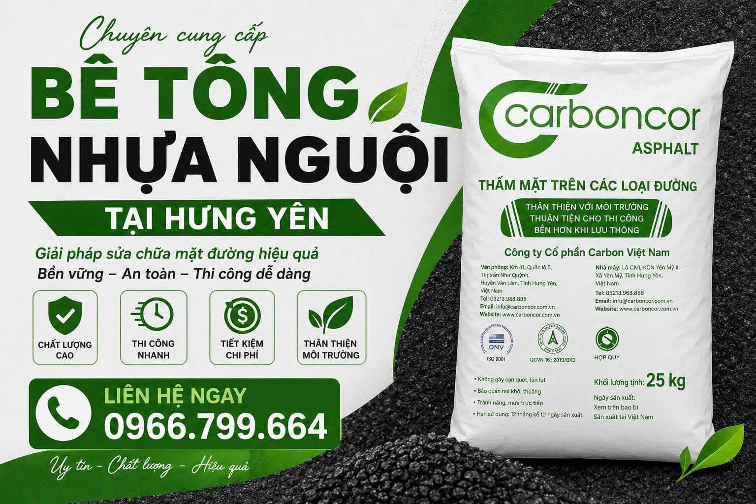 Bê Tông Nhựa Nguội Tại Hưng Yên